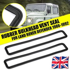 For Land Rover Series 3 & Defender Bulkhead Vent Seal Rubber Pair #MUC4299