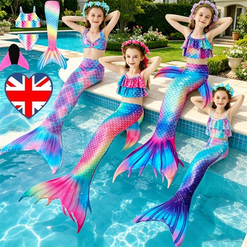 Girls mermaid tail swimming - uk,