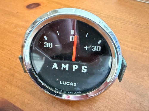 Lucas ammeter original - lucas, ammeter,