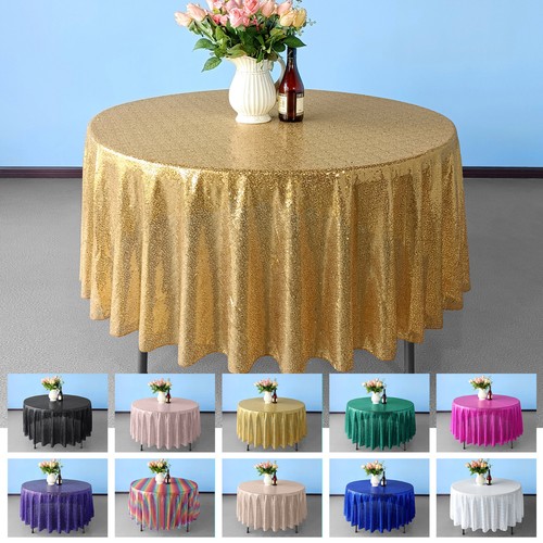 Table cloth sparkly - sparkly, round