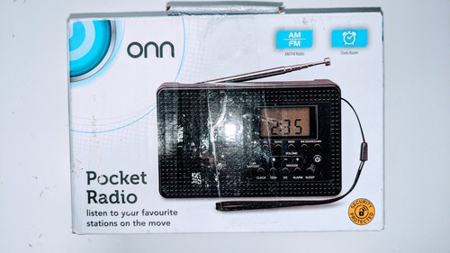 Onn pocket digital radio - digital,