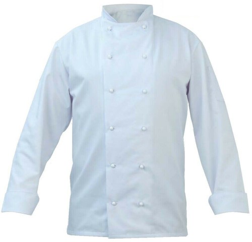 Mens white chef jacket coat - chef,