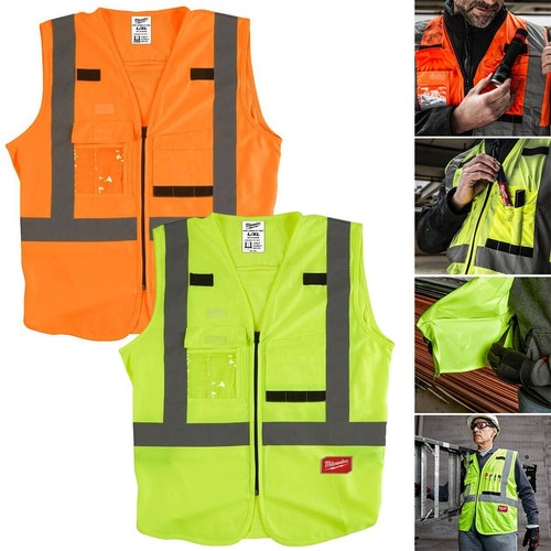 Milwaukee premium vis vest - hi,