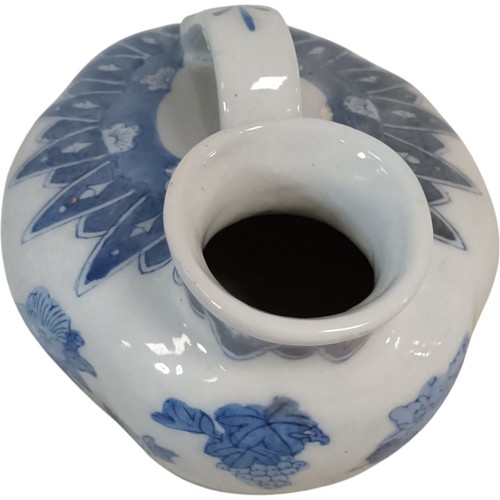 Blue and white - and,