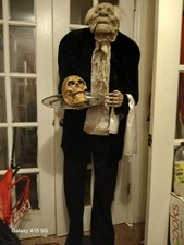Halloween 6ft   Animatronic  CREEPY BUTLER  Prop  