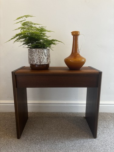 Mid century stag stool side - mid,