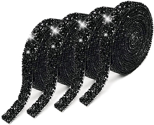 Rolls black resin - rolls, rhinestone