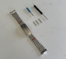 Curved Stainless Steel Jubilee For Rolex 20mm Watch Strap Bracelet Datejust