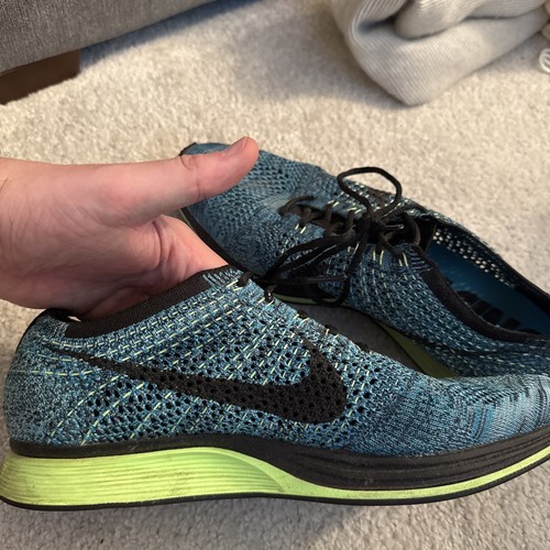 Nike flyknit racer - nike, lagoon