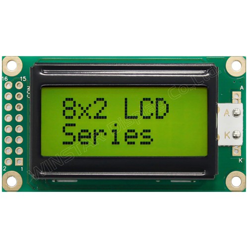 Winstar 8x2 lcd - 8x2, display