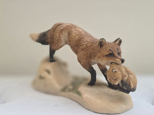 Heredities fox cub figurine - fox,