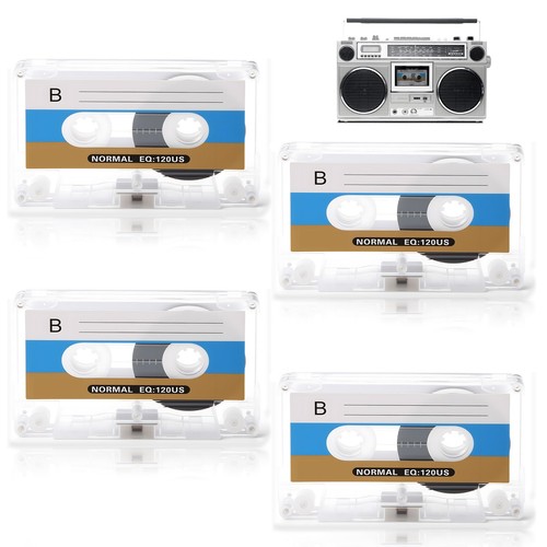 Pack blank cassette tapes - 4,