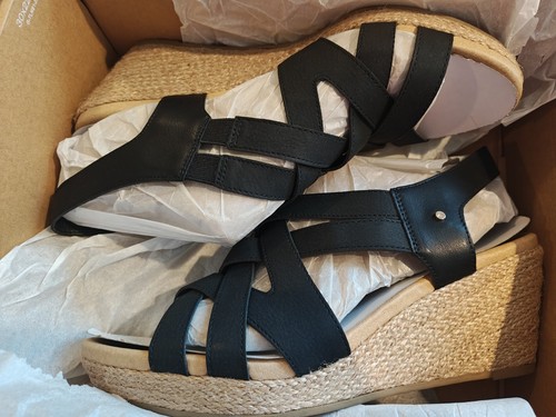 Scholl black strappy - scholl's,