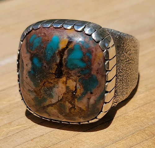 Natural bisbee turquoise tufa - bisbee,