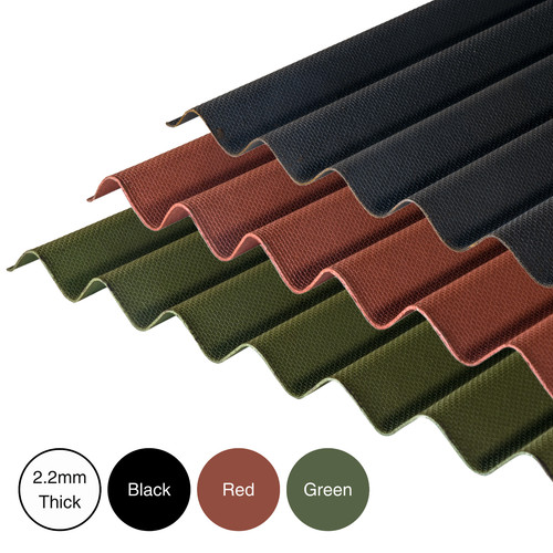 Corrugated bitumen roofing - corrugated,