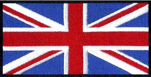Flag patch union jack - uk,