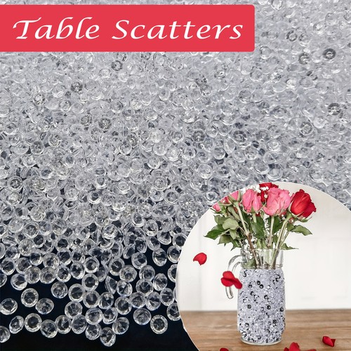 Clear scatter wedding - clear,