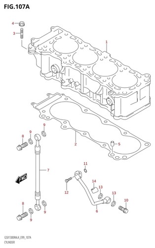 Suzuki genuine gsx r1300r - genuine, k8