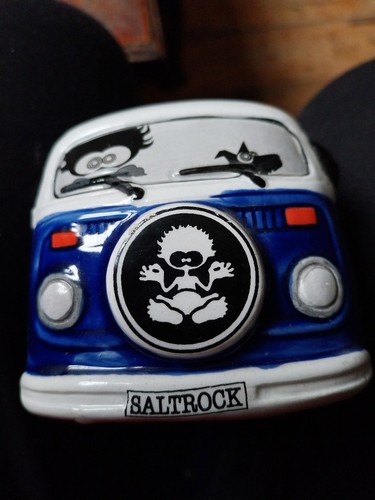 Camper van ceramic money - camper,