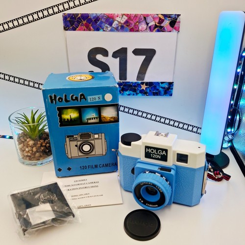 Holga 120n blue white - holga, &