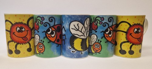 Dunoon mugs creepy crawlies - 5,