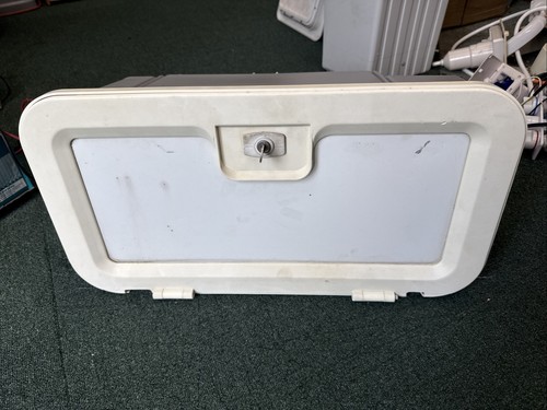 Caravan motorhome side storage - side,