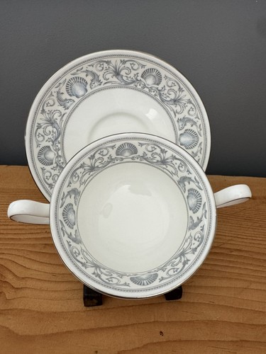 Wedgwood dolphin soup - soup, bowl