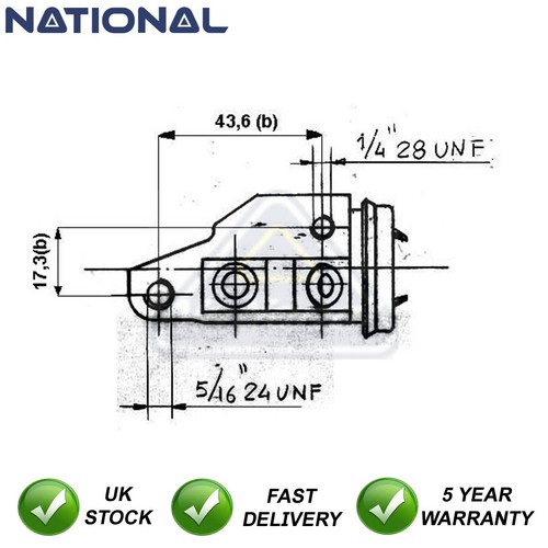 Wheel brake cylinder - wheel, left