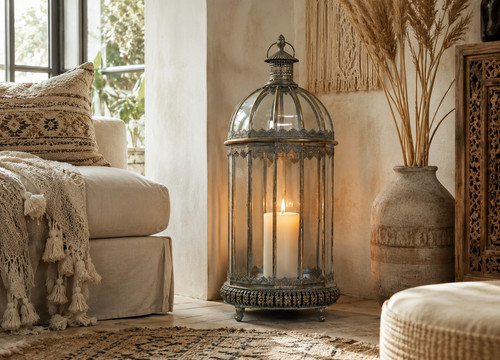 Large moroccan lantern 80cm - large,