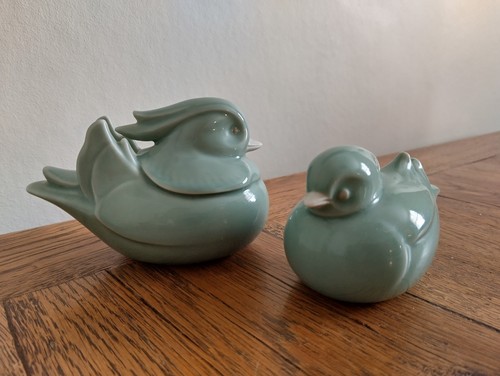 Pair japanese celadon - japanese,