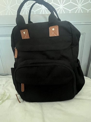Black baby changing bag - changing,