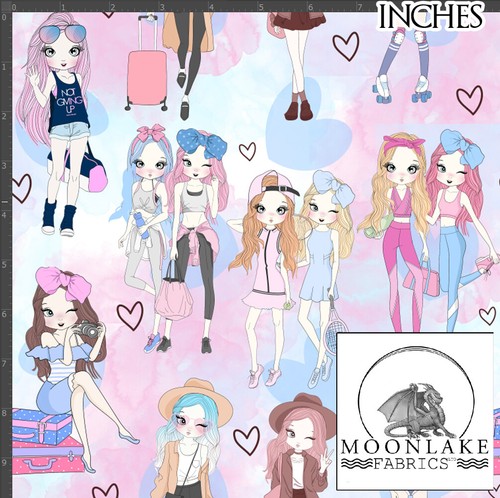 Fashion trendy girls pop art - pop,