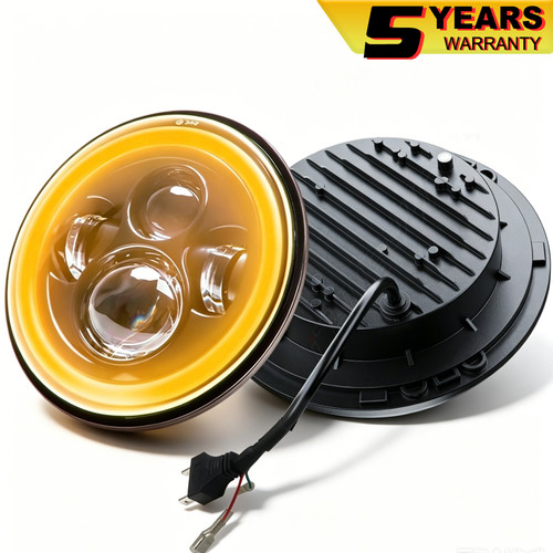 Pair led headlight - headlight, for