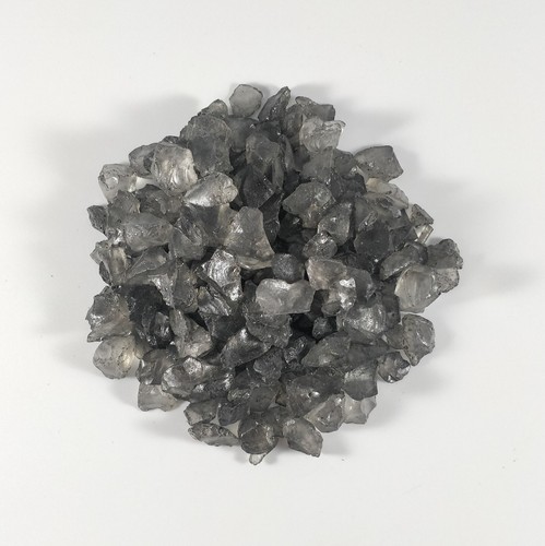 Dark grey platinum crushed - platinum,