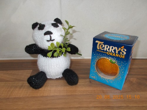 Panda chocolate orange cover - panda,