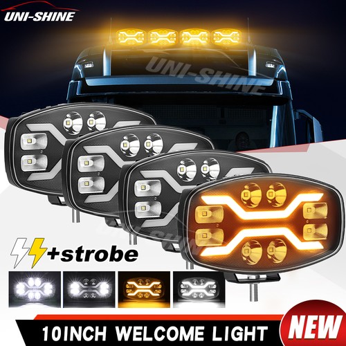 4pcs jumbo oval led - 10",