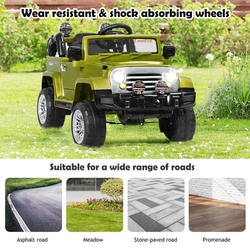 12v jeep powered vehicle ride - jeep,