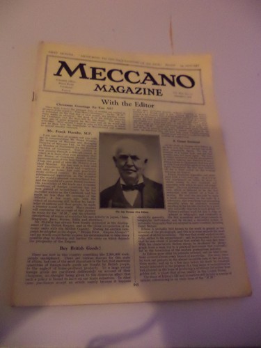 Old vintage 1930s - 1930s, meccano