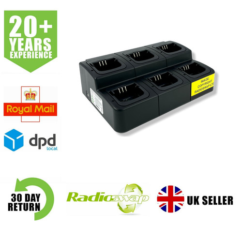 Six bay charger fits - charger, motorola