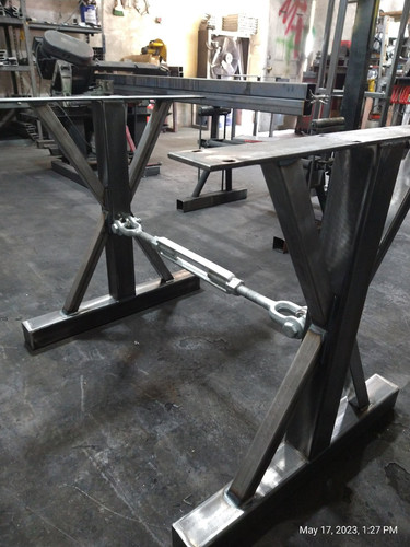Metal table legs - table, legs,