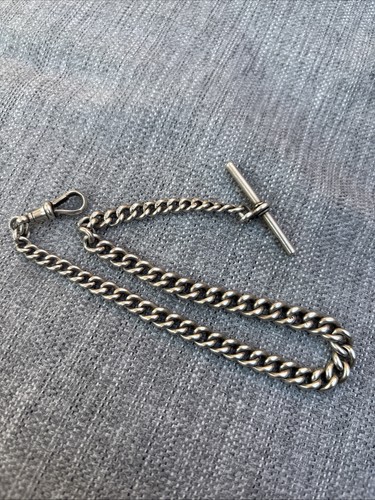 Solid silver hallmarked albert - silver,