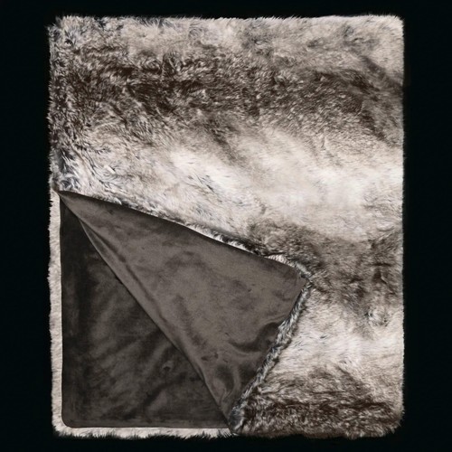 Mountain grey wolf faux - mountain,