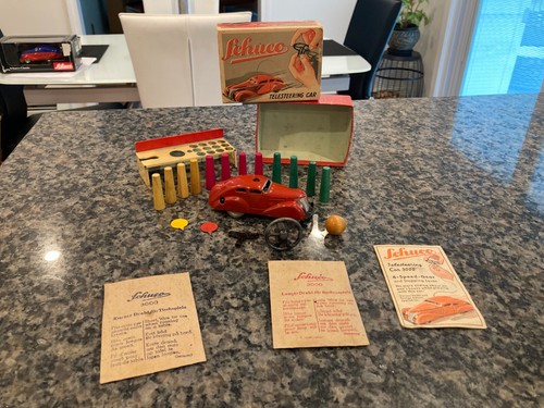 Vintage schuco tin clockwork - tin,