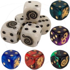 Perudo Dice Set "Cthulhu" (Select Colour) * Liar's Dice Pirate Dice Dudo Skull