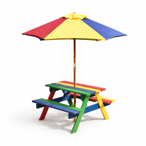 Kids picnic table wooden - kids,