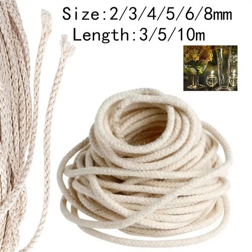8mm cotton oil lamp wick - cotton,