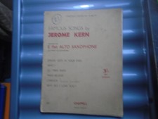Alto Sax Jerome Kern Vintage