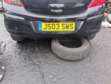 2009 VAUXHALL CORSA D REAR COMPLETE BUMPER BLACK