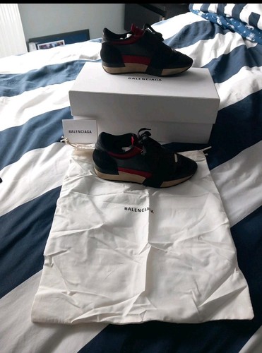 Balenciaga black red race - black/red,