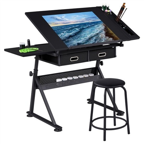 Drafting table stool set - drafting, table/stool